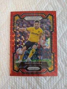 2023-24 Prizm Premier League Pablo Sarabia Red Mosaic Prizm #212 Wolverhampton - Foto 1 di 4