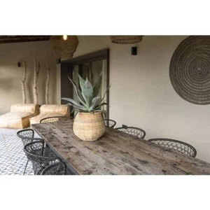 Woven Planter Bohemian Wicker 11.8" Planter Pot for Plants and Home Decor - Picture 1 of 5