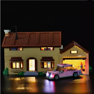 LED Light Kit for The Simpsons House - Compatible with LEGO® 71006 Set (Classic) - Image 1 of 4