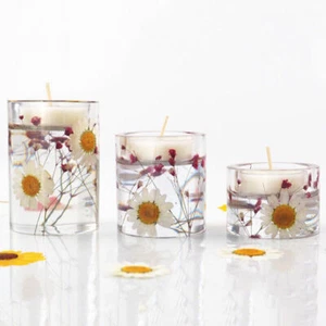 3X Silicone Tea Light Candle Holder Mold Epoxy Resin Casting Mould Casting Craft - Picture 1 of 12
