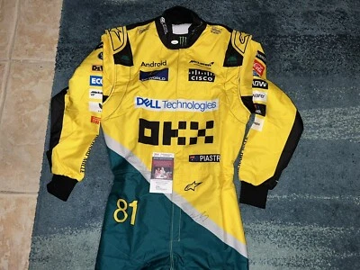 Oscar Piastri Signed Full Size McLaren 2024 Monaco Race Suit Senna JSA Auth - Image 1 of 4