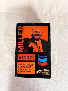 San Francisco Giants 2009 Jon Miller Annoucer SGA bobblehead Bobble NIB - Picture 1 of 3