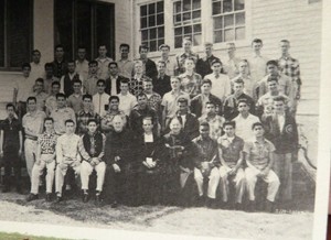 Old Photo Card San Juan Batista Senior Retreat 1953 