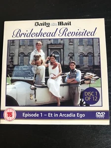 BRIDESHEAD REVISITED Episode 1 Et In Arcadia Ego DVD Daily Mail Jeremy Irons - Picture 1 of 2