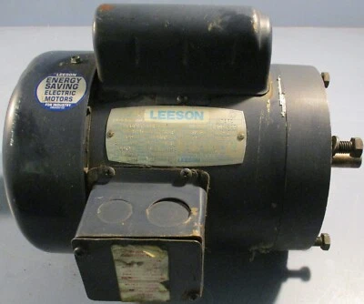 Leeson Electric Motor C6C17FC6F 1725 Rpm 60 Hz IC B2 3/4 Hp 5/8" Shaft Dia - Image 1 of 4