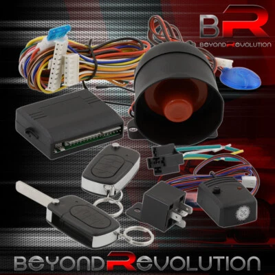 For Acura Flip Key Remote Door Lock Safety Auto Car Alarm Shock Trigger System - Image 1 of 3