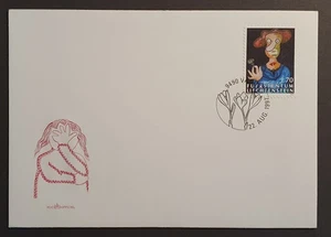 Liechtenstein Stamps 1997 Enrico Baj Painting First Day Cover (w) - Picture 1 of 2