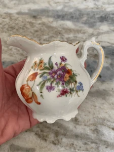 Englisches antikes Bone China Milchkännchen #Teeparty - Bild 1 von 4
