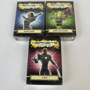 Herobits CCG Complete Set Of 3 Starter Decks 2009 Collectible Card Game Sealed - Picture 1 of 10