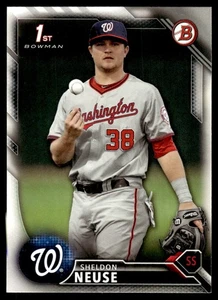 2016 Bowman Draft Picks & Prospects Sheldon Neuse Washington Nationals #BD-42 - Picture 1 of 2