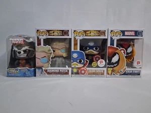 Funko POP! MARVEL LOT Scream Symbiote 671 Soldier Supreme 679 Daimond Patch 861 - Picture 1 of 13