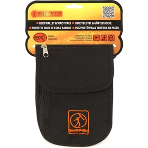 Bushmen Inside Travel Gear Black Neck Wallet & Waist Pack - New - Picture 1 of 1
