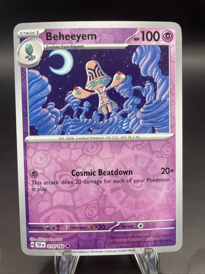 Beheeyem 074/162 Sv05: Temporal Forces Reverse Holo Light Play - Image 1 of 1