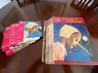 PINOCCHIO 21 VOLUMI e 21 DISCHI COMPLETA FIABE SONORE FABBRI EDITORE 1966 FAVOLE - Immagine 1 di 4