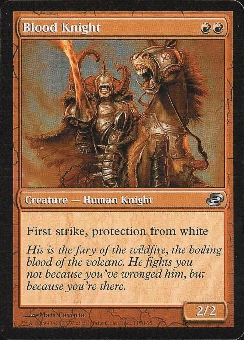 Blood Knight - Medium Play MTG Planar Chaos - Image 1 of 1