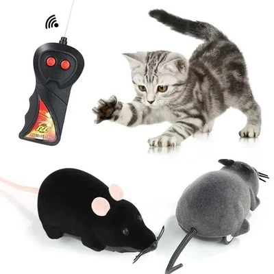 Remote Control RC Rat Mouse MICE Wireless For Cat Dog Pet Toy Novelty Gift - Image 1 of 4