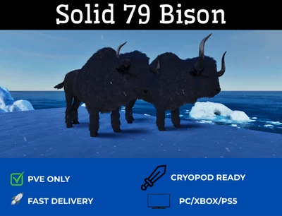 🦬ARK Survival Ascended PvE New Solid 79 Bison PC/XBOX/PS5 ASA - Image 1 of 3