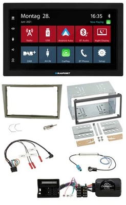Blaupunkt Lenkrad Bluetooth DAB 2DIN USB Autoradio für Opel Corsa D Astra H Zafi - Bild 1 von 4