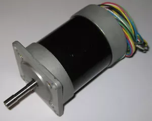 Portescap Stepper Motor  - 3.36 V - 1.68 Ohm - 80 mm L - PJT80 - 6mm Shaft Dia. - Picture 1 of 5