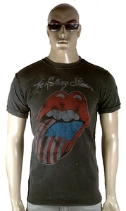 Wow Amplified Rolling Stones USA Lengua Rock Star Vip Vintage CAMISETAS S 46 - Imagen 1 de 3