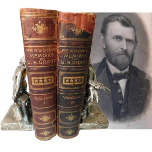 PERSONAL MEMOIRS OF U. S. GRANT ~ 2 Volumes~ 1885-86 Deluxe Editions - Picture 1 of 22