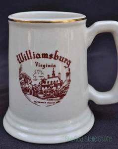 Williamsburg Beer Stein Coffee Mug Historic Williamsburg VA Governors Palace - Picture 1 of 5