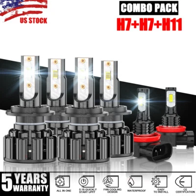 Faróis de LED + kits de lâmpadas de neblina para Land Rover Range Rover Sport 2006-2009 - Imagem 1 de 4