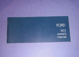 1972 Ford LTD,Full Size & Wagon Original owners manual - Bild 1 von 1