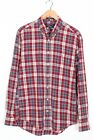 GANT American Twill Casual Shirt Men Size L Regular Fit Long Sleeve Check VR0215