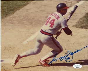 Reggie Jackson 8x10 Exclusive 1 of 1 autographed photo - Authenticated by JSA - Picture 1 of 1