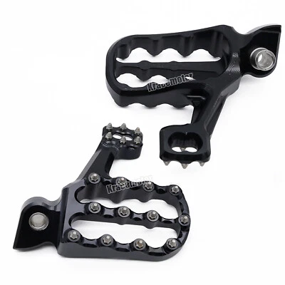Foot Pegs Motorcycle Footpegs Pedals CNC For YAMAHA YZF250 WR250F 1999-2021 2022 - Image 1 of 4