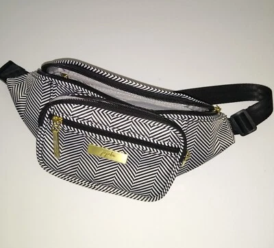 Riñonera para mujer Jujube Reina del Nilo negra/blanca  Foto 1 de 4