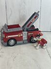 Paw Patrol Movie Marshall Action Figure Deluxe Vehicle Fire Truck Toy Firetruck