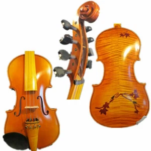 CANCIÓN Marca Antiguo Tipo Maestro Viola d'Amore 4x4 Cuerdas 14" Violín Tamaño Completo 4/4 - Imagen 1 de 12