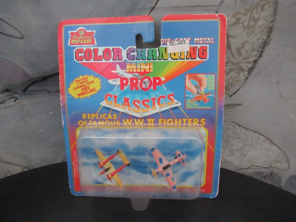 1989 Mini Prop Classics Color Change WWII Fighters NEW PLANES - Image 1 of 4