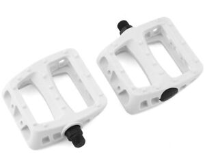 Odyssey Twisted PC Pedals WHITE 9/16" BMX Fixed Gear Track - NEW - FREE Shipping