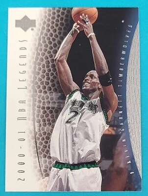 2000-01 Upper Deck Legends #21 Kevin Garnett Timberwolves BASKETBALL Card D - Image 1 of 2