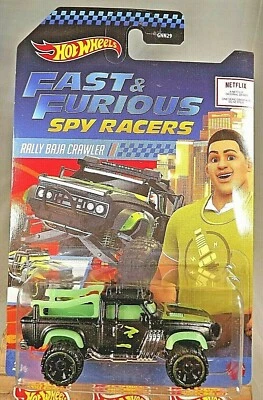 2020 Hot Wheels Netflix Fast & Furious Spy Racers RALLY BAJA CRAWLER Black OROH6 - Image 1 of 4