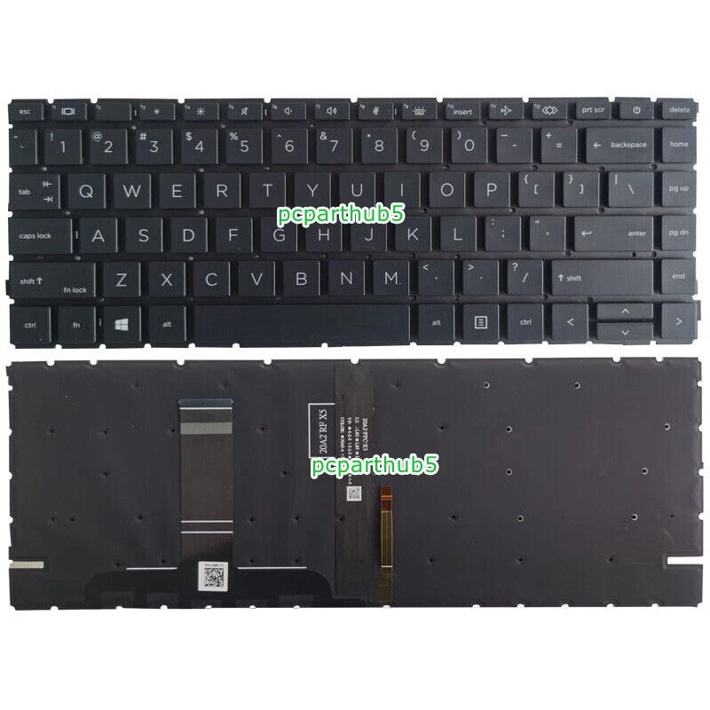 New HP ProBook 645 640 G8 EliteBook 640 G9 G10 Series Laptop Keyboard US Backlit - Image 1 of 1