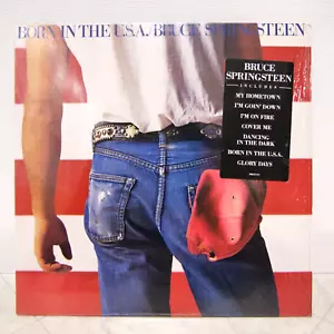 BRUCE SPRINGSTEEN / BORN IN THE U.S.A. US PRESSING LP W/ INNER, INSERT, SHRINK - Picture 1 of 9