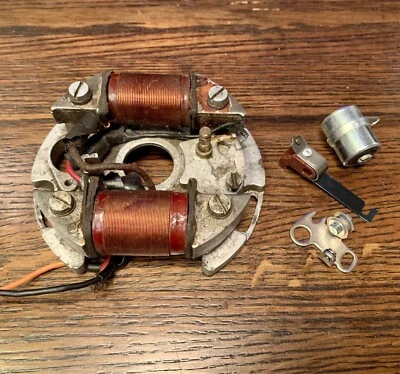 Benelli / Motobi 125 200 250 3 провода магнито с катушками + новые точки и конденсатор - Изображение 1 из 4