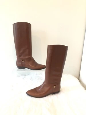 Botas Ecuestres Etienne Aigner Cuero Ámbar Marrón, Equitación Talla 7,5 M Foto 1 de 4