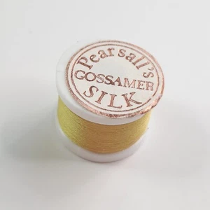 PEARSALL'S Gossamer Silk Thread Lt Olive Fly Tying Material 45 Meter spools #15 - Picture 1 of 6