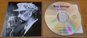 BOY GEORGE Nice And Slow RARE 2013 UK PROMO ONLY CD-SINGLE Unique Picture Sleeve - Picture 1 of 5