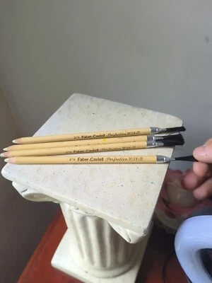 Faber-Castell Perfection 橡皮擦铅笔 适用于墨水 带刷子 - 橡皮铅笔 wit... — 第 1/2 张图片