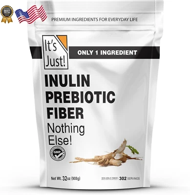 Polvo de raíz de achicoria soluble en agua de fibra prebiótica de inulina promueve la salud intestinal EE. UU. Foto 1 de 4