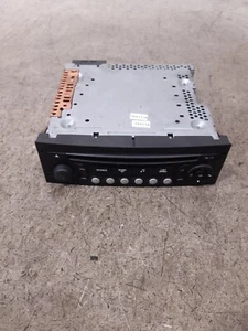 2008 PEUGEOT 207 RADIO CD PLAYER HEAD UNIT 96643697XT - Picture 1 of 3