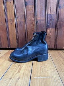 GUIDI Zip Up Leather Ankle 40 mm boots 37.5 - Picture 1 of 10