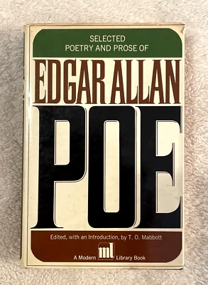 Selected Poetry and Prose of Edgar Allan Poe 1951 HC Foto 1 de 4