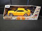 Jada 1:16 R/C Chevy Camaro SS Yellow Bigtime Muscle Remote Control R/C NEW 